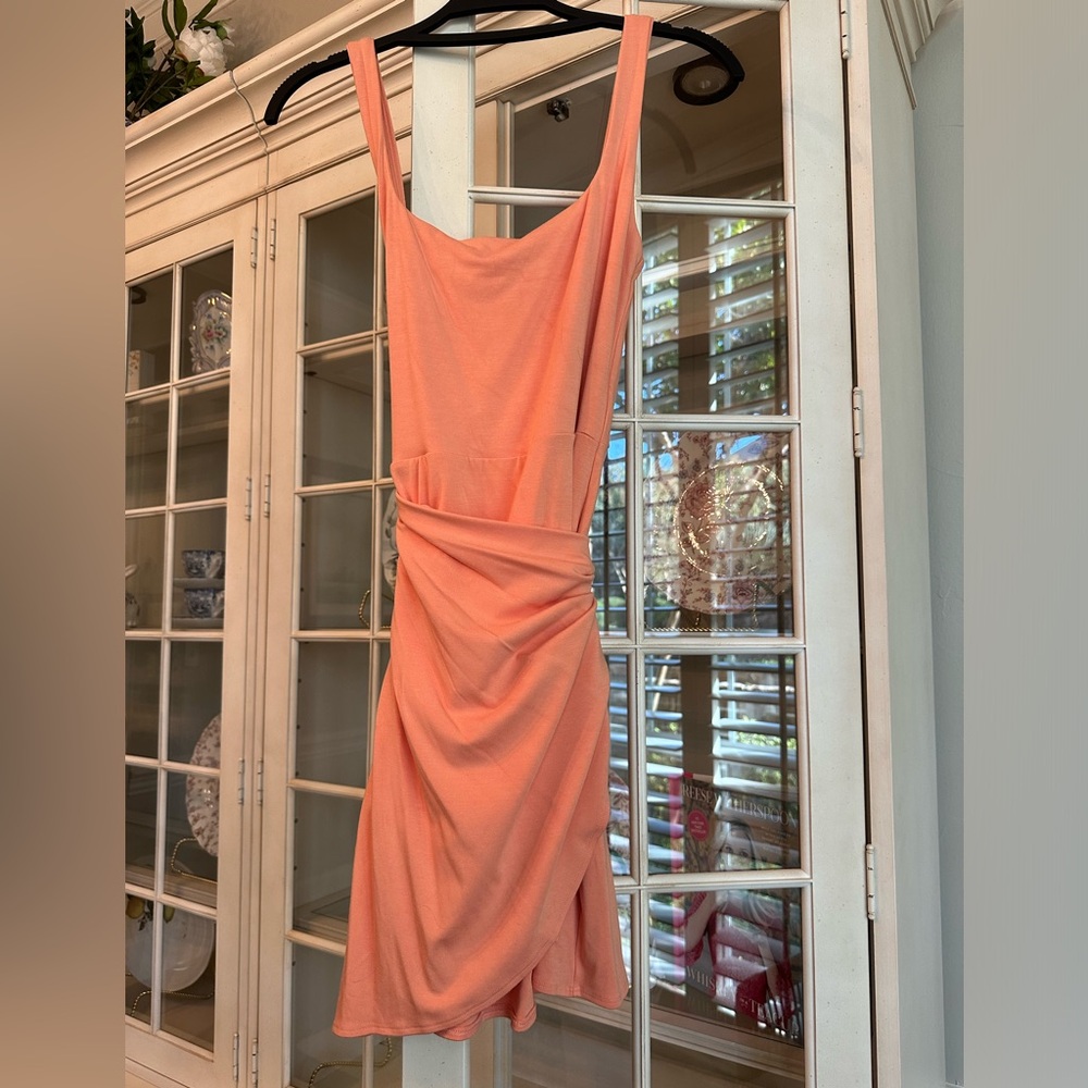 Aritzia Wilfred cotton wrap dress M